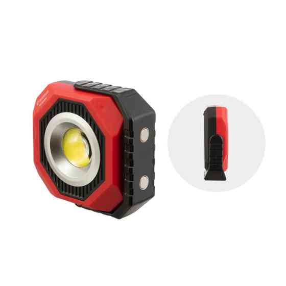 Фонарь рабочий WORKLIGHT, 1 COB, 470 лм, магнит, солнечная панель, STORM INTERTOOL LB-0215 Киев