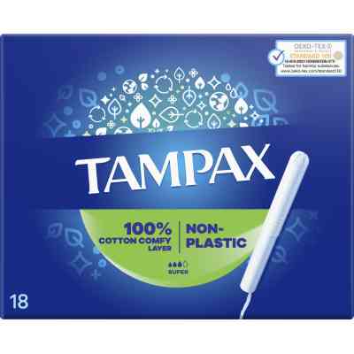 Тампони Tampax Super з аплікатором 18 шт. (8006540716625) Вінниця