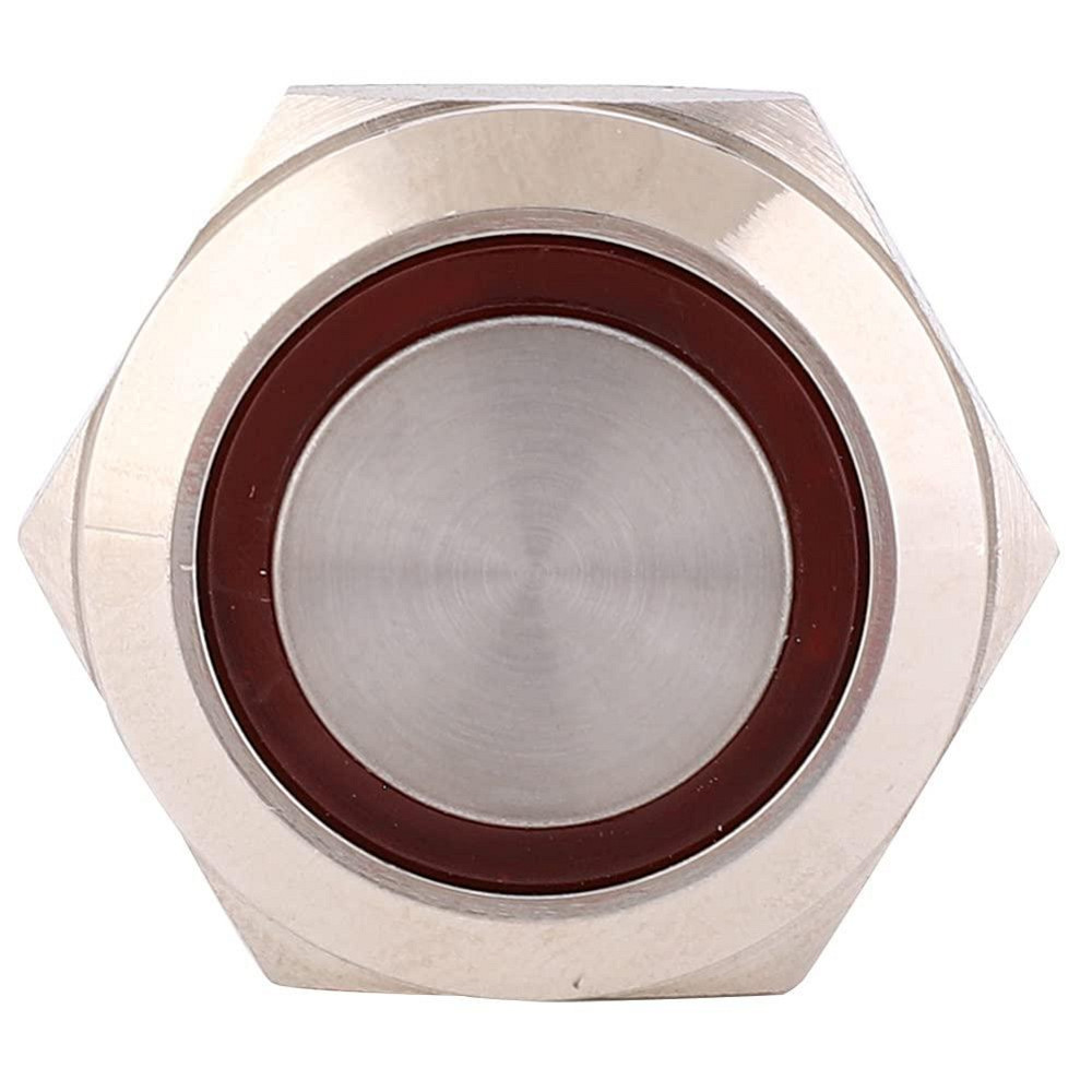 Возвратная кнопка 22мм с красным LED 9-24В Киев - изображение 5