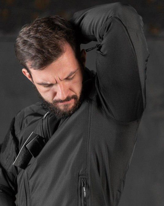 Весенняя тактическая куртка  carrier (аналог uf pro)  черная ВТ0546 Одесса - изображение 8