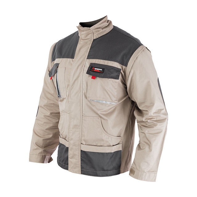 Куртка робоча 2 в 1, 100% бавовна, щільність 180 г/м², M INTERTOOL SP-3032 Київ - фото 1