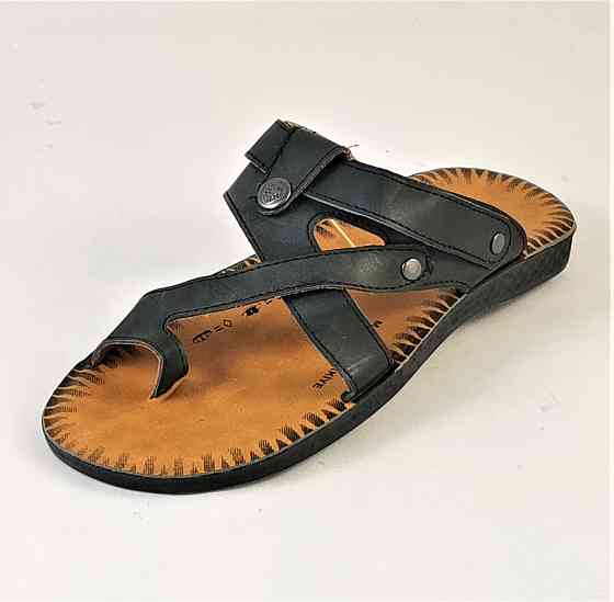 Мужские Шлёпанцы Тапочки Сланцы Вьетнамки Черные (размеры: 41,42,43,44,45) Днепр