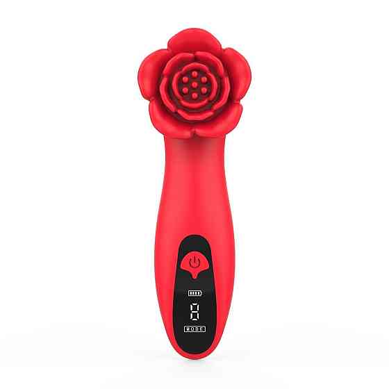 Розкішний вібратор для клітора Loviss Tona Rose Vibrator, у вигляді троянди, 9 режимів Sex Aura Київ