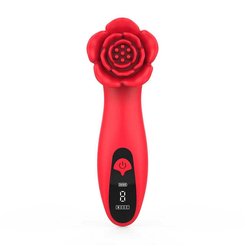 Розкішний вібратор для клітора Loviss Tona Rose Vibrator, у вигляді троянди, 9 режимів Sex Aura Київ - фото 2