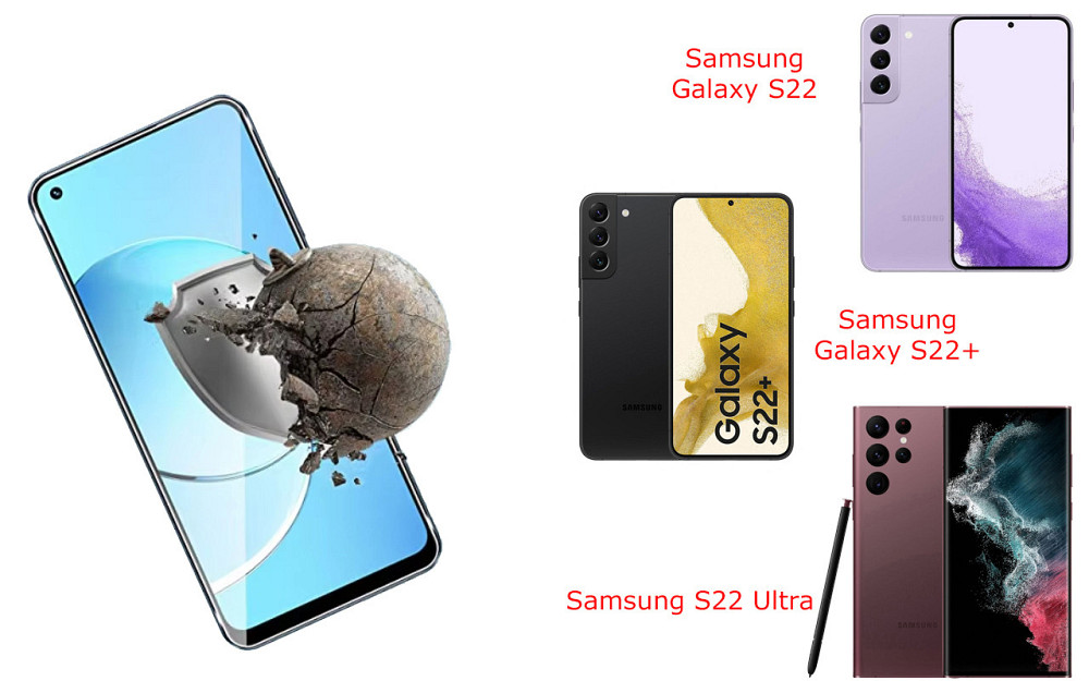 Захисне скло DefenzoGlass для Samsung Galaxy S22, S22+, S22 Ultra – подвійна міцність Київ - фото 2