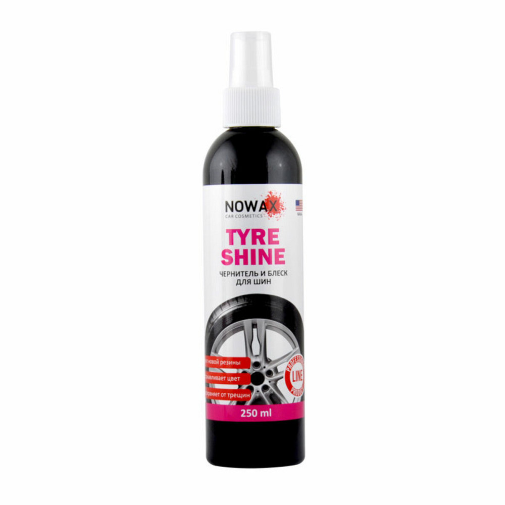 Чорнитель і блиск для шин Nowax Tyre Shine, 250мл Київ - фото 1
