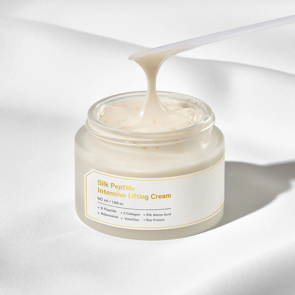 Крем-ліфтинг інтенсивний для обличчя Silk Peptide Intensive Lifting Cream Sungboon Editor 50 мл Київ - фото 2