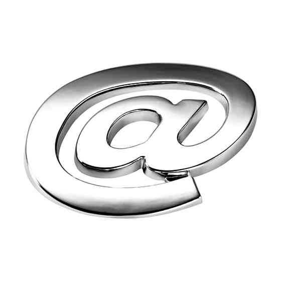 Наклейка 3 см Знак @ Київ