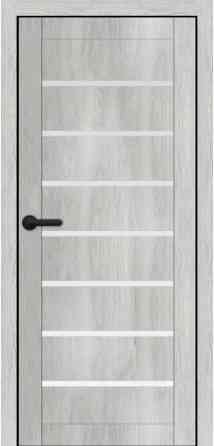 Двері міжкімнатні Порталіно PL-02 санома сіра сатин Київ