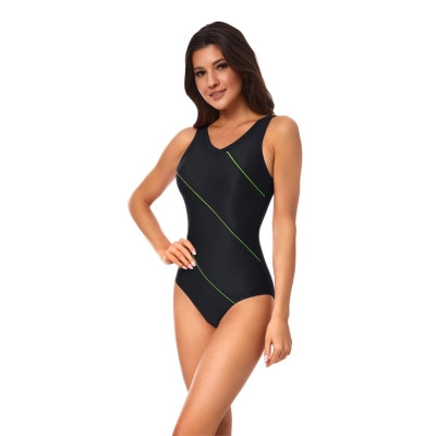 Купальник Aqua Speed Sophie 441-01 чорний, зелений 42 (5908217624529) Винница - изображение 1