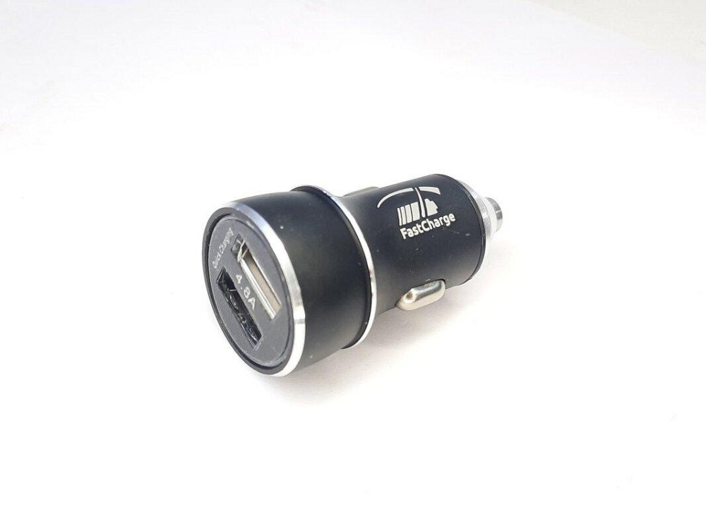 Зарядний пристрій 2USB 4.8A швидка зарядка (5-10хв) чорне 12V Вінниця - фото 1