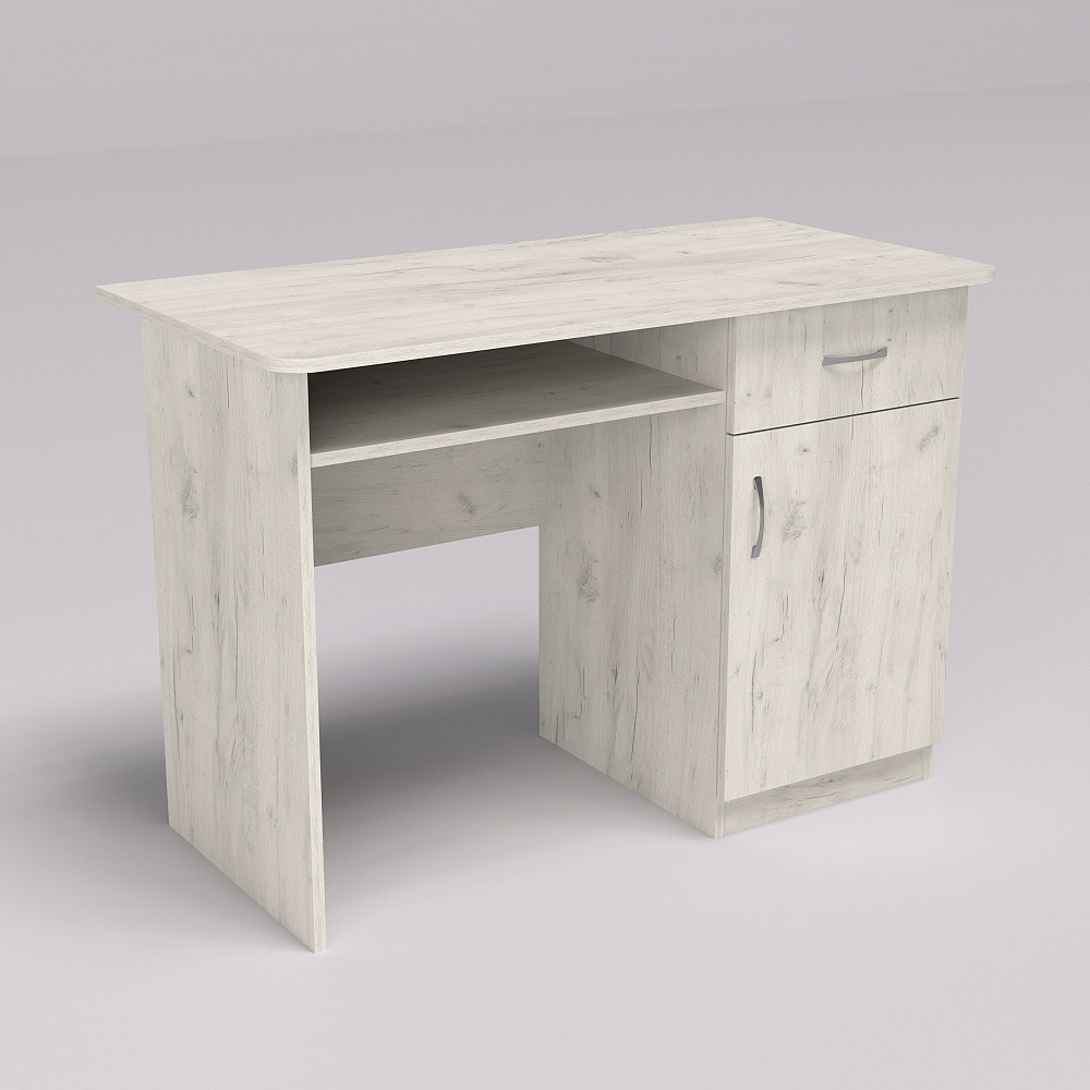 Стіл письмовий СП-1 №10, Дуб Крафт Білий, 1100/550/760 Львів - фото 2