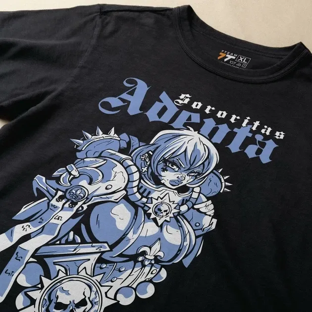 Футболка чоловіча з  принтом WarHammer 40K Adepta Sororitas 2 Розмір 48 Anime1031 Дніпро - фото 3
