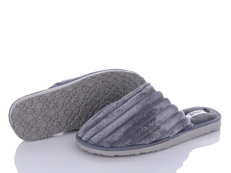 Тапки чоловічі домашні закриті PaGo сірий Одеса - фото 3