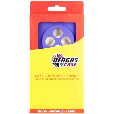 Чехол для мобильного телефона Dengos Xiaomi Redmi 14C Carbon + glass (Purple) (DG-KM-121) Винница