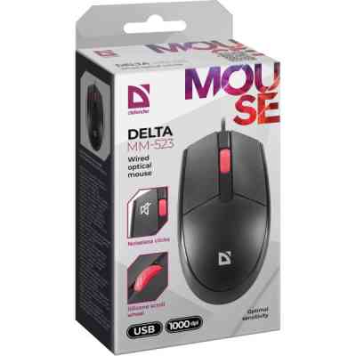 Мишка Defender Delta MM-523 USB Black (52523) Вінниця