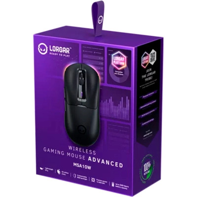 Мышка Lorgar MSA10W Wireless Gaming Black (LRG-MSA10W-BK) Винница - изображение 8