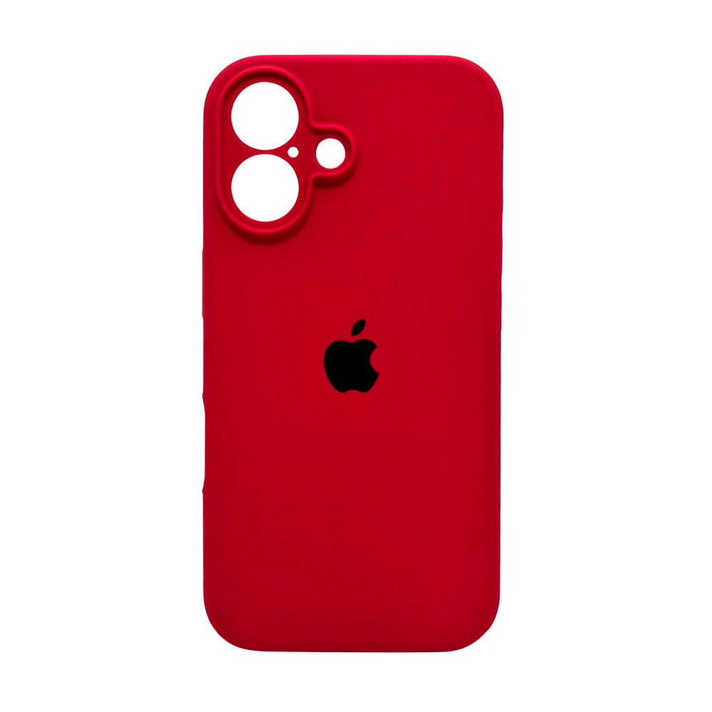 Чохол для смартфона Silicone Full Case AA Camera Protect for Apple iPhone 16 20,China Red Київ - фото 1