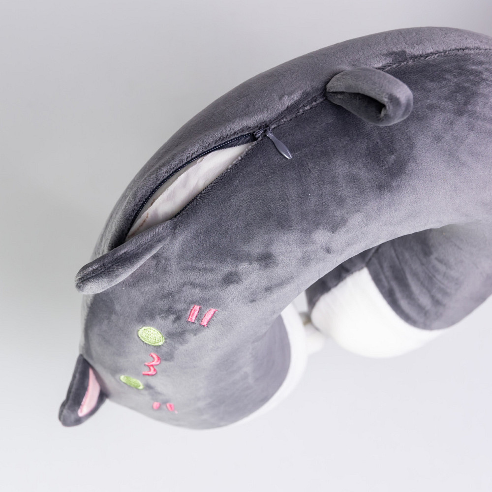 Yiwu Подушка для шиї Kitty U-подібна темно-сіра HP-56-11BG Коломыя - изображение 2