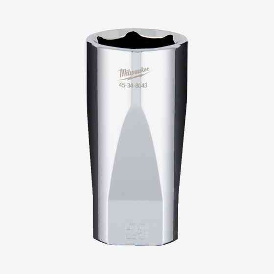 Головка хромована метрична подовжена 3/8'' MILWAUKEE, 23мм Одеса