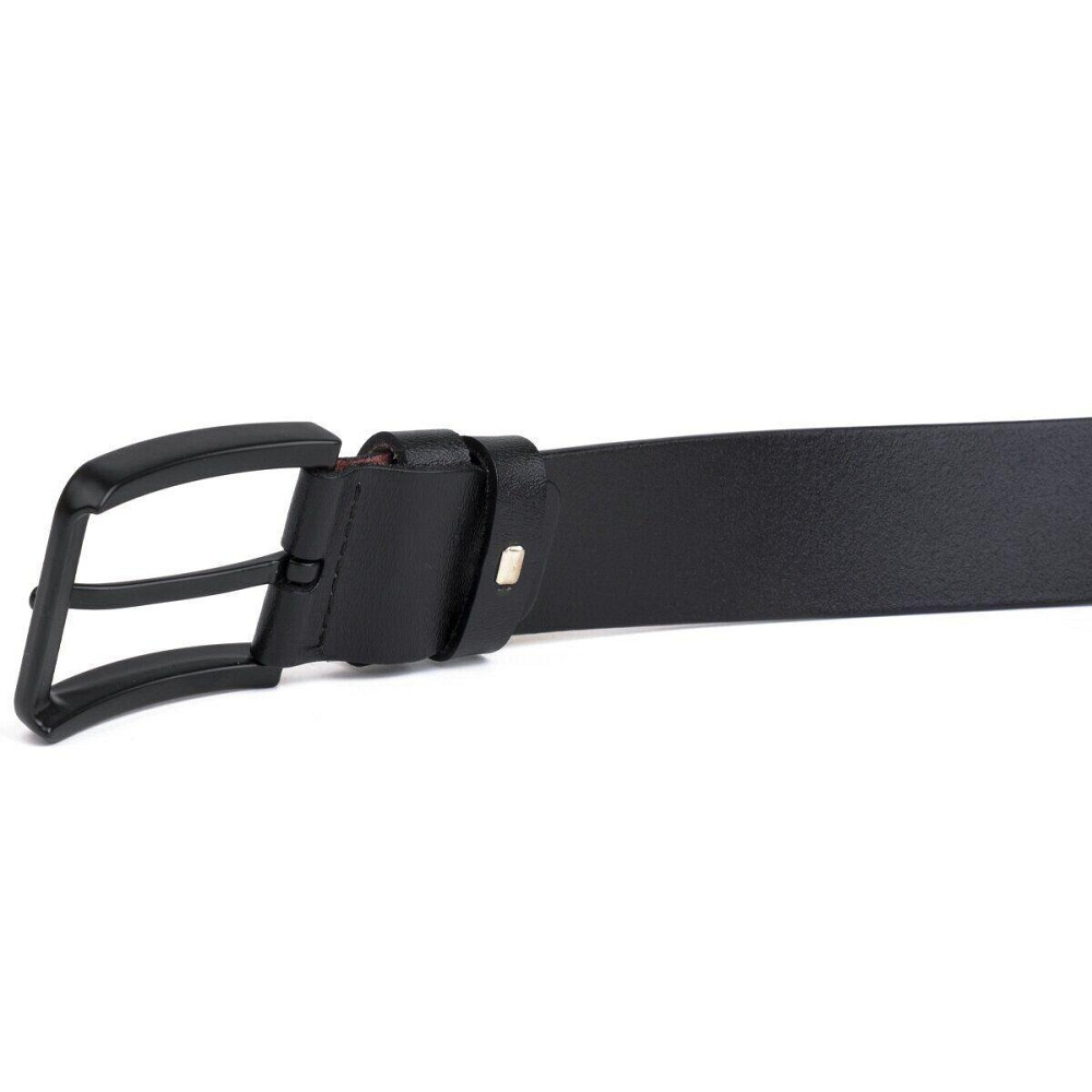 Чоловічий шкіряний ремінь classic Vintage 20222 Чорний Київ - фото 1