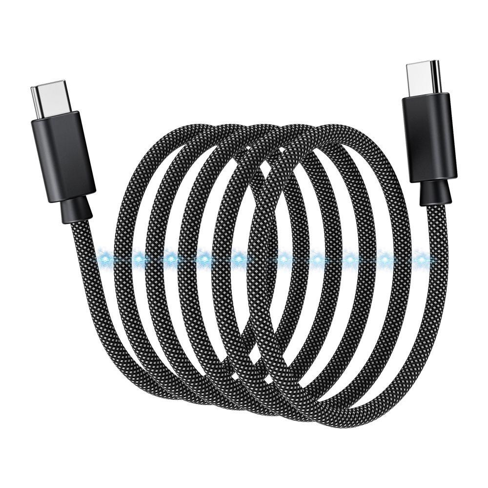 Кабель Choetech XCC-1052 Black USB-C to USB-C Magnetic PD3.1 240W 1.2m (43-00129) Киев - изображение 12