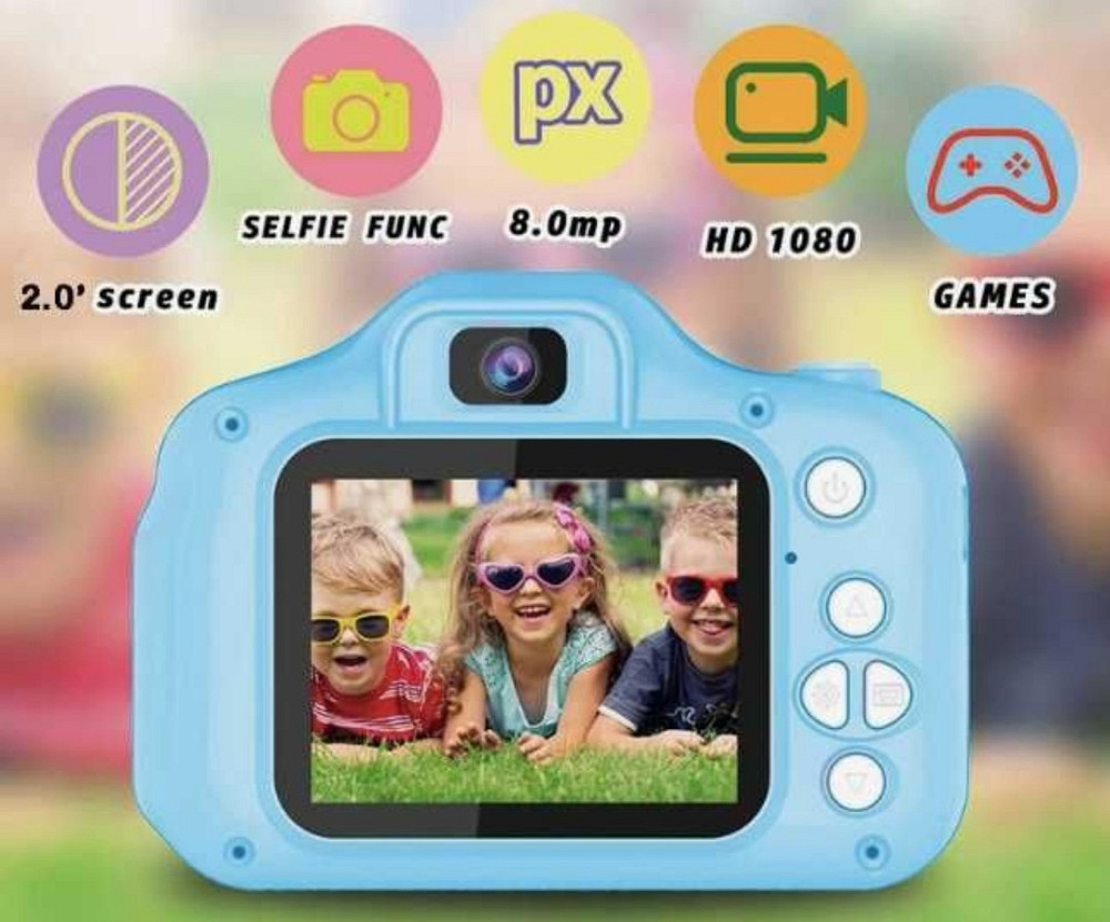 Цифровой детский фотоаппарат-игрушка и видеокамера X200 Smart Kids. Киев - изображение 7