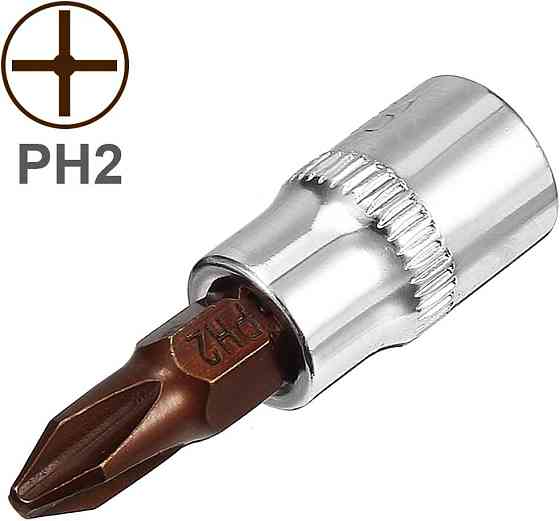 Головка 1/4" з насадкою Philips PH2 Forsage F-321322 Premium Одеса