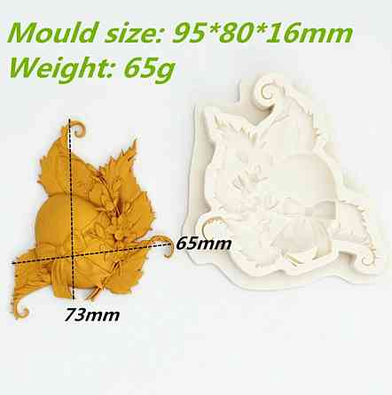 Молд силіконовий Яйце 95 на 80 мм сірий Київ