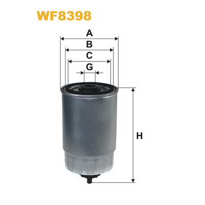 Фильтр топливный Wixfiltron WF8398 Винница - изображение 1