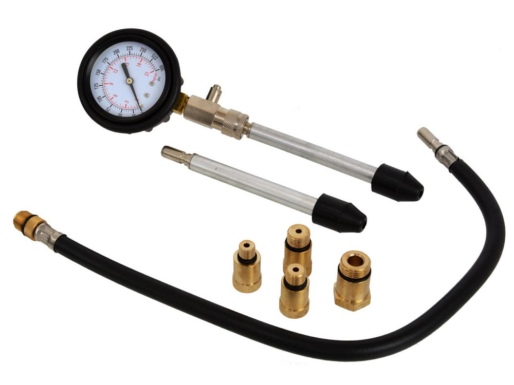 Компресометр бензинового двигуна "GEKO" 0-20 бар, комплект 8 штук, №3 Киев - изображение 2