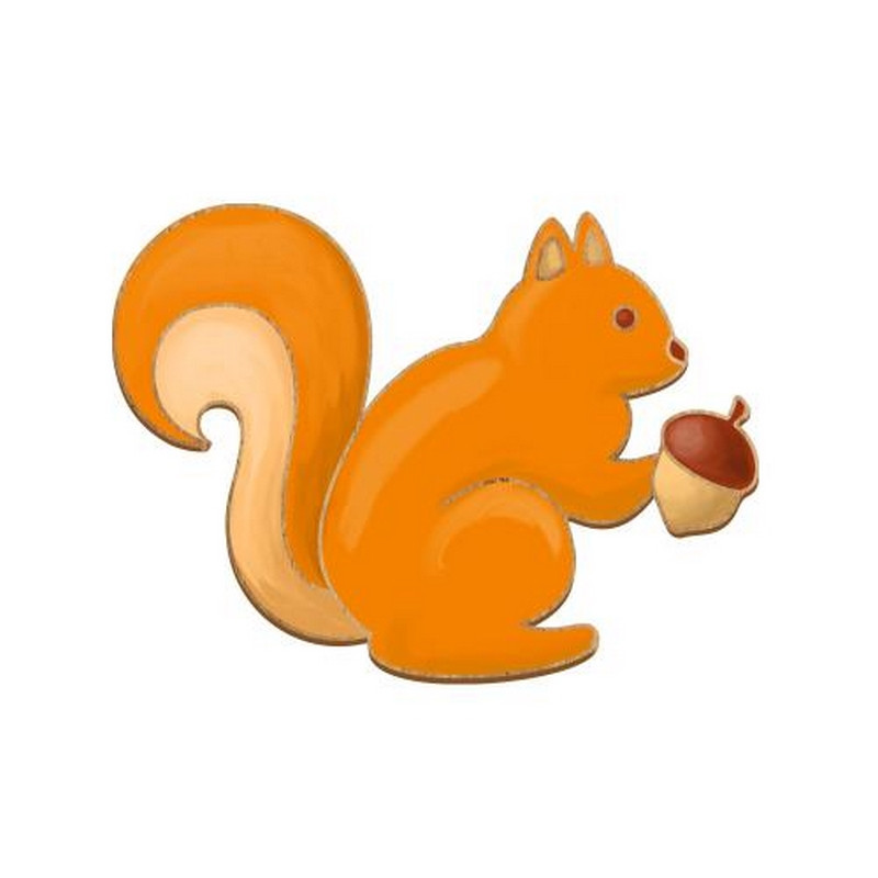 Заготовка брошки для розфарбовування "Білка з жолудем" FDZB-102 Вінниця - фото 2