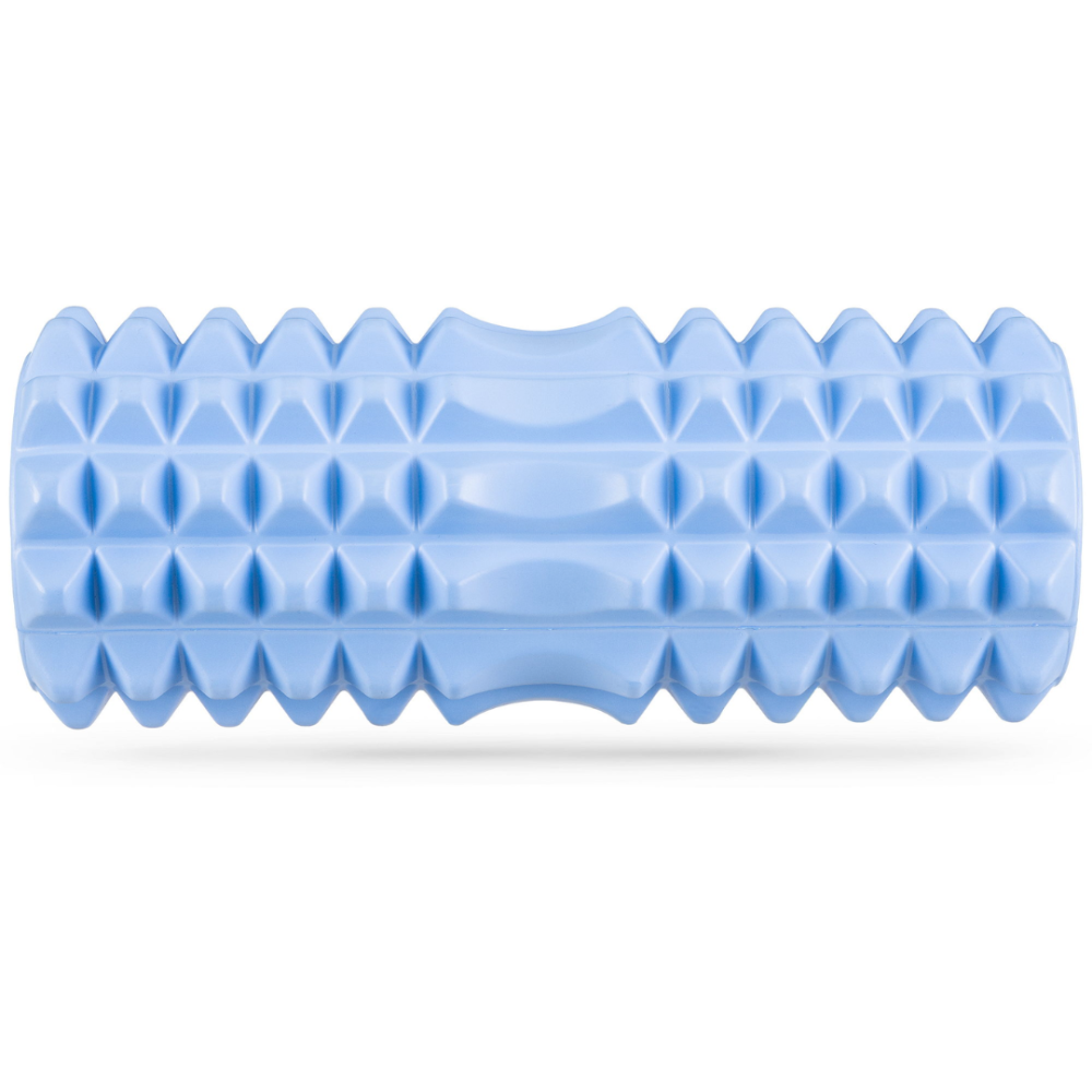 Масажний ролик Gymtek для йоги та фітнесу EVA 33*10,5см голубий Київ - фото 2