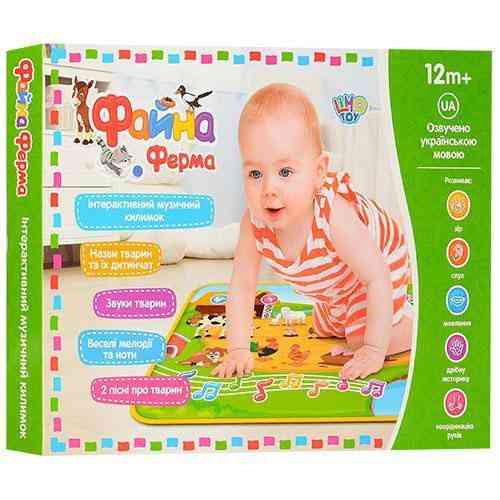 Дитячий розвиваючий килимок Прекрасна ферма M 3455 укр. мовою Вінниця
