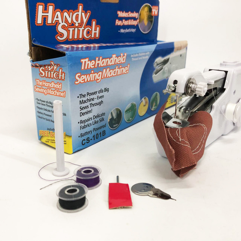 Міні-машинка швейна дитяча, Ручна швейна машинка, Швейні машини з батарейками, Машинка для шиття дитяча UO-70 Івано-Франківськ - фото 4