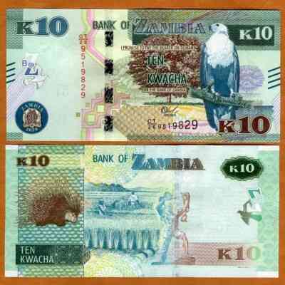 Замбія / Замбия / Zambia 10 Kwacha 2020 Pick 58 UNC Полтава