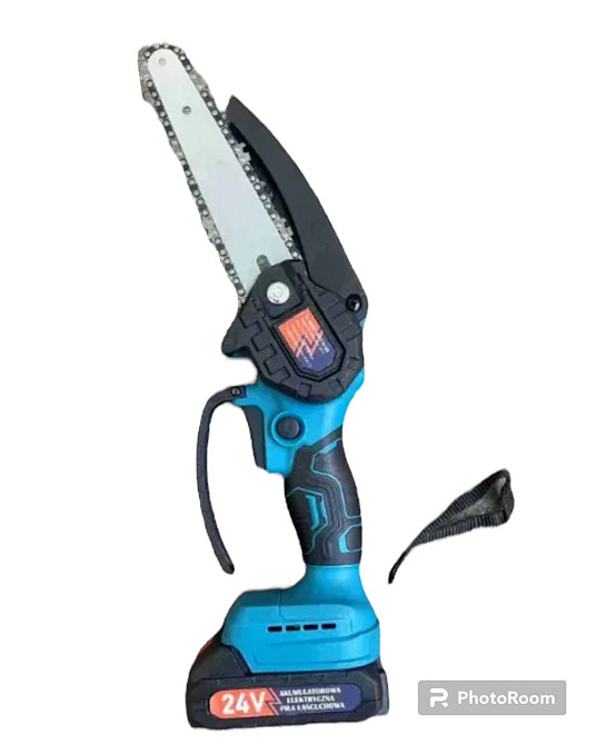 Акумуляторна 6" ланцюгова мініпила Domotec з 2 акумуляторами в кейсі 550 Вт 8169 Одеса - фото 5