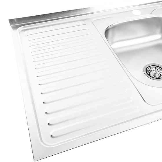 VALESO Кухонна мийка з нержавіючої сталі Valeso САТИН 8060 R (0,7/160 мм) Київ