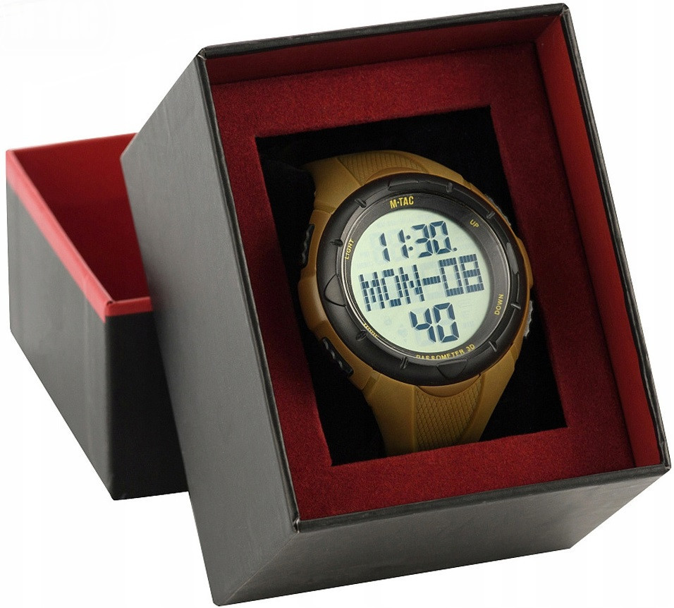 Тактические Часы водонепроницаемые с компасом и шагомером M-Tac (50001005) Coyote Нововолынск - изображение 4