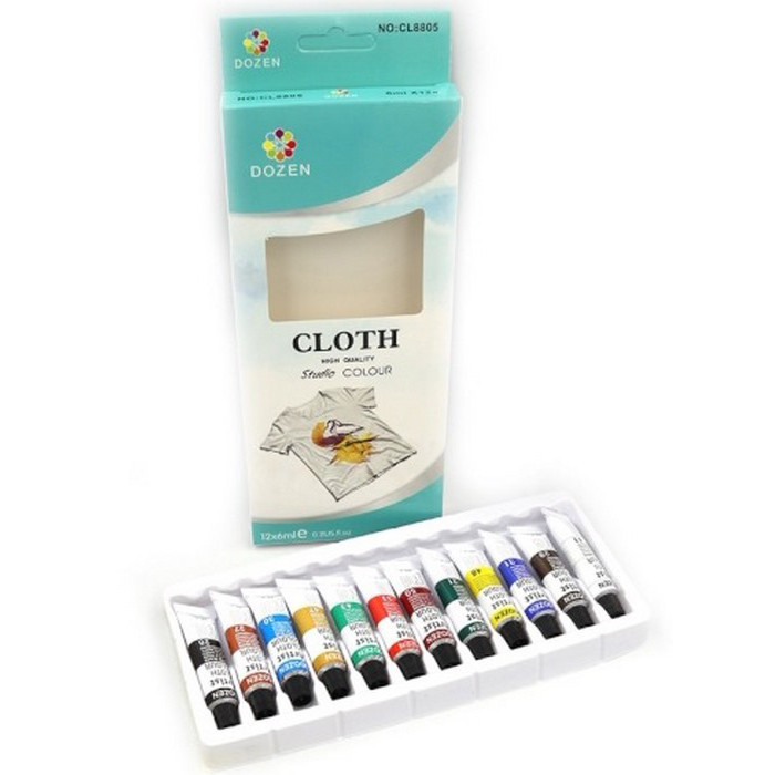 Набор карасок для одежды Dozen DSCN0674, 12 мл 6 шт Винница - изображение 1