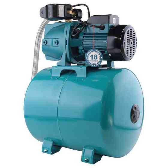 LEO Станция 1.1кВт Hmax 55м Qmax 80л/мин (самовсасывающий насос) 50л Украина LEO (775325/50) Коломыя