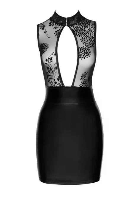 Сукня Noir Handmade F241 Short dress with powerwetlook skirt and tulle top - M Львів - фото 5