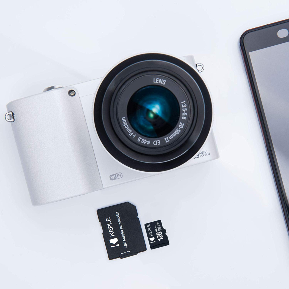 Карта памяти Keple microSD 128 ГБ Class 10 UHS-I U1, 30 МБ/с, SD-адаптер + USB-кардридер, повреждена коробка Киев - изображение 7
