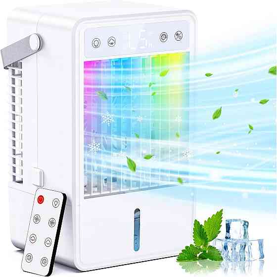 Портативный кондиционер HONMICON F28 белый 4-в-1 мобильный охладитель вентилятор увлажнитель 1500мл 10H таймер Киев