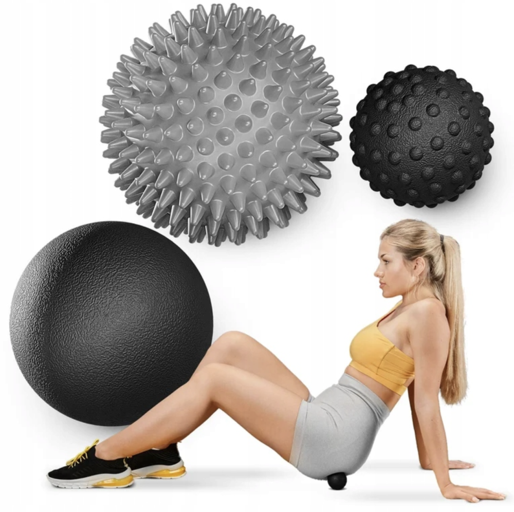 Набір масажних м'ячів Trex Sport TX-003MSA 3в1 для йоги та фітнесу EPP Киев - изображение 2