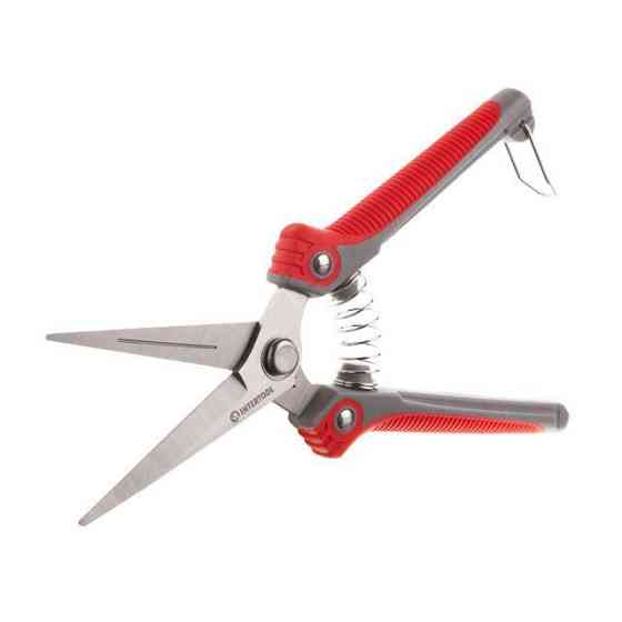 Секатор для винограду, 200 мм, INOX, комбінована ручка INTERTOOL FT-1015 Коломия