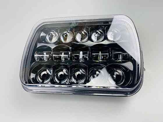 Фара LED прямокутна 95W 5х7 дюйм  (ближній + дальній) 3D лінза Мукачево