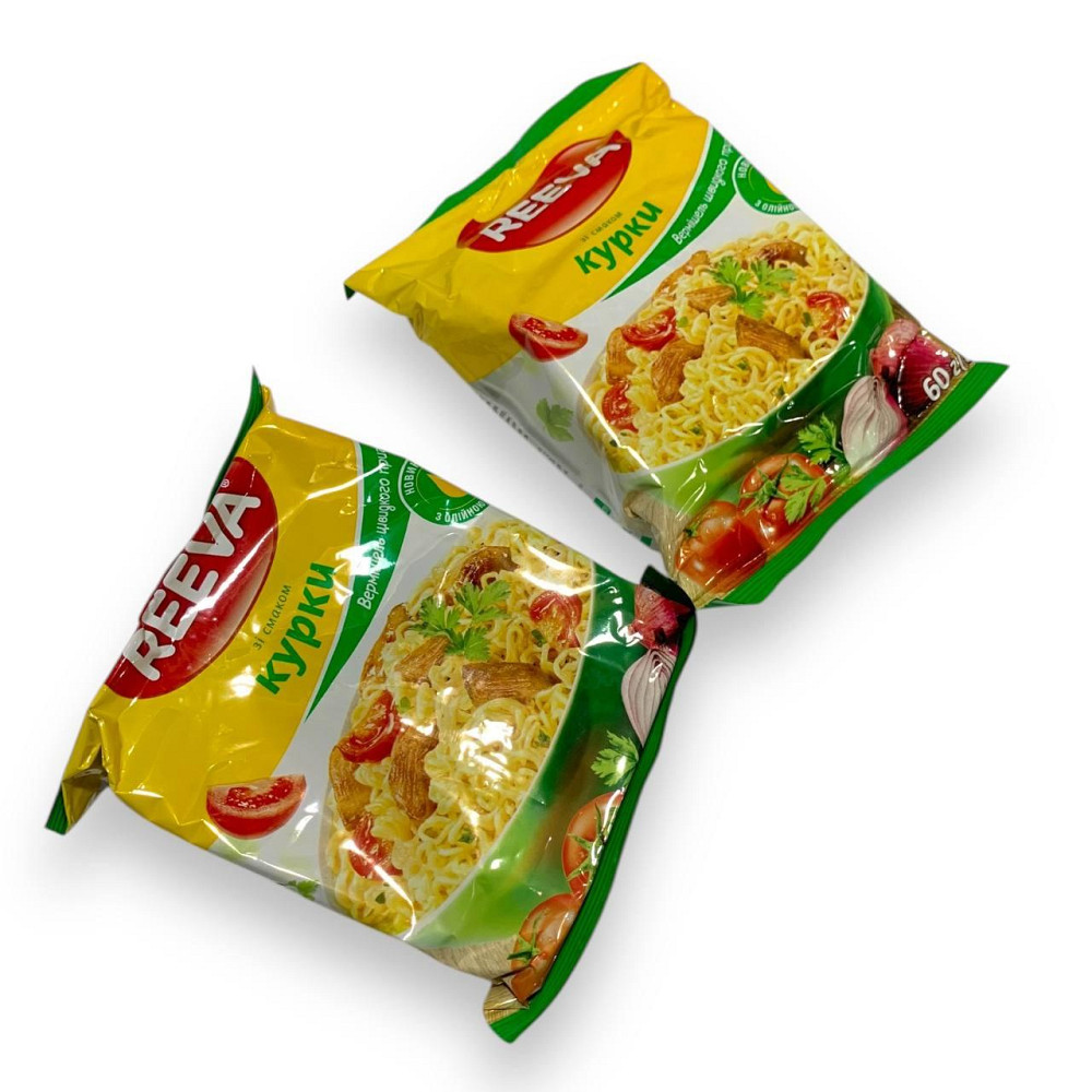 Вермішель  куртка ТМ "Reeva" 60 г уп 60 штук Харків - фото 1