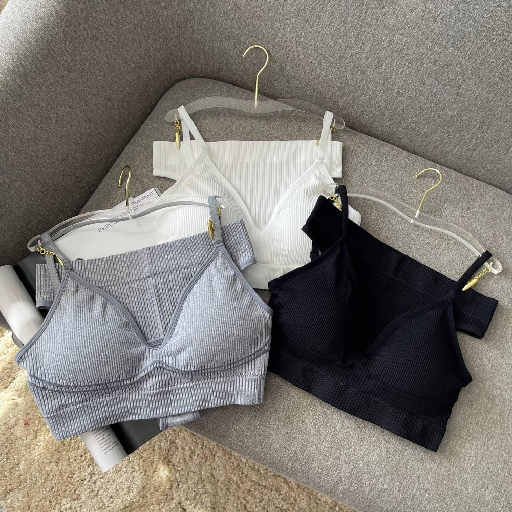 Комплект жіночої білизни з бразіalinами жовтогарячого вета розмір one size Київ - фото 2