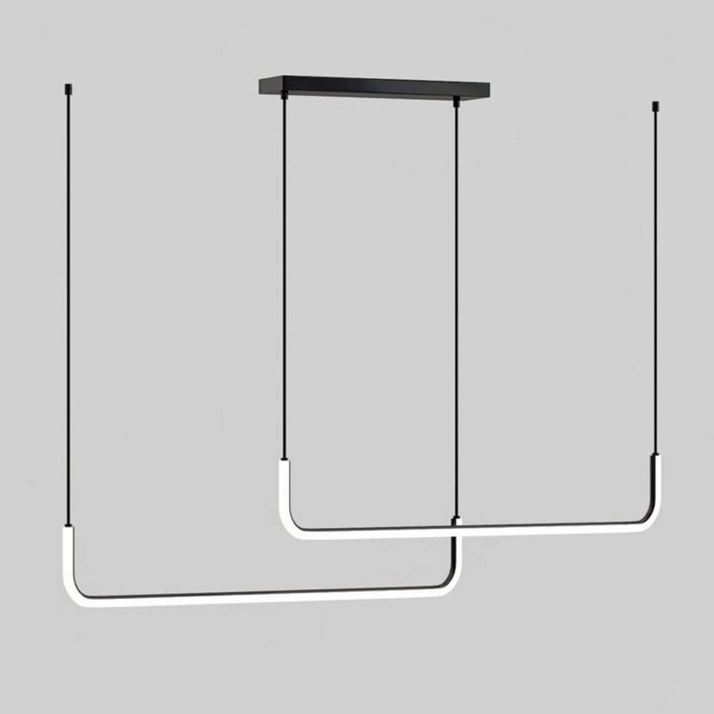 VALESO Люстра підвісна світлодіодна акрилова VALESO 2023199 BK+WT Киев - изображение 3